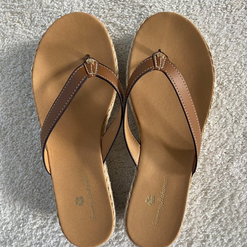 TOMMY BAHAMA women's leather sandals size 8